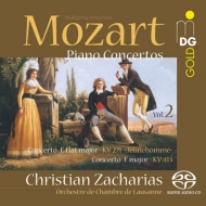 ⡼ĥȡ1756-1791/Piano Concerto 9 11  Zacharias(P) / Lausanne Co (Hyb)