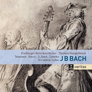 バッハ、ヨハン・ベルンハルト（1676-1749）/Orch. suite 1-4 ： Hengelbrock / Freiburg Baroque O +johann Ludwig Bach T