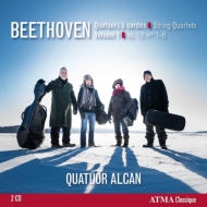 String Quartets Nos.1, 2, 3, 4, 5, 6 (Op.18): Quatuor Alcan (2CD)