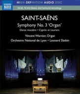 Symphony No.3, Danse Macabre(arr.Organ Solo), Cypres et Lauriers : Slatkin / Lyon National Orchestra, Warnier(Org)