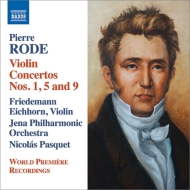 ɡԥ1774-1830/Violin Concerto 1 5 9  F. eichhorn(Vn) Pasquet / Jena Po