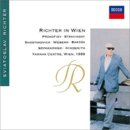 ピアノ・コンサート/Sviatoslav Richter： Prokofiev Stravinsky Shostakovich Webern Bartok Szymanowski Hind