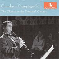 Clarinet Classical/The Clarinet In The 20th Century Campagnolo(Cl) Parisi(Vc) Cancellieri(P)