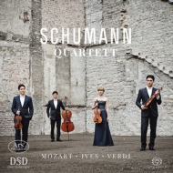弦楽四重奏曲集/Schumann Q： Mozart： String Quartet 21 Ives： Quartet 2 Verdi (Hyb)