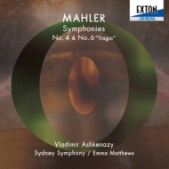 Symphonies Nos.4, 6 : Ashkenazy / Sydney Symphony Orchestra, Emma Matthews(S)(2CD)