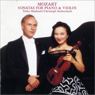モーツァルト（1756-1791）/Violin Sonata 24 25 30 42 ： 前橋汀子(Vn) Eschenbach(P) (Ltd)