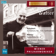 ޡ顼1860-1911/Sym 4 Lieder Walter / Vpo Schwarzkopf(S) +schubert Sym 8 (1960)