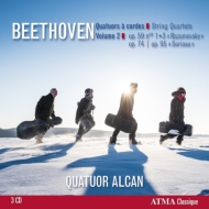 String Quartets Nos.7, 8, 9, 10, 11 : Quatuor Alcan (3CD)