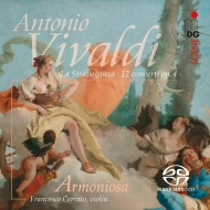 ヴィヴァルディ（1678-1741）/La Stravaganza Op 4 ： Cerrato(Vn) Armoniosa (Hyb)