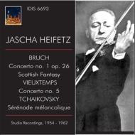 Bruch Violin Concerto No.1, Scottish Fantasy, Vieuxtemps Violin Concerto No.5, etc : Heifetz(Vn)Sargent / New London SO, etc