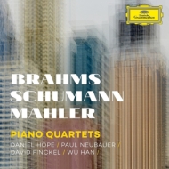 Brahms Piano Quartet No.1, Schumann Piano Quartet, Mahler : D.Hope(Vn)Neubauer(Va)D.Finkel(Vc)Wu Han(P)
