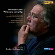 (String Quartet Accompaniment)Winterreise : Schreier(T)Dresden String Quartet (+PAL-DVD)