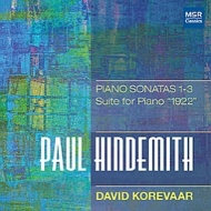 ヒンデミット（1895-1963）/Piano Sonata 1 2 3 Suite 1922： Korevaar