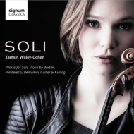 ʽ/Soli-works For Solo Violin Bartok Penderecki G. benjamin E. carter Kurtag Waley-cohen