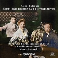 Sinfonia Domestica, Die Tageszeiten : Janowski / Berlin Radio Symphony Orchestra & Choir (Hybrid)