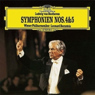 Symphonies Nos.4, 5 : Bernstein / Vienna Philharmonic (Single Layer)