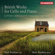 *˥Х*/British Works For Cello  Piano Vol.4 P. watkins(Vc) H. watkins(P)
