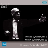 Brahms Symphony No.2, Mozart Symphony.33 : Szell / French National Radio Orchestra (1958)