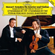 ⡼ĥȡ1756-1791/Violin Sonata 32 33 Variations Perlman(Vn) Barenboim(P)