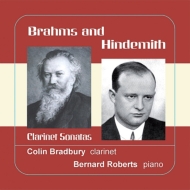 �֥顼�ॹ��1833-1897��/Clarinet Sonata 1 2 �� Bradbury(Cl) B. roberts(P) +hindemith�� Clarinet Sonata