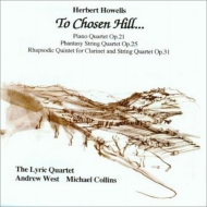 Piano Quartet, Phantasy String Quartet, Rhapsodic Quintet: A.west(P)M.collins(Cl)Lyric Q