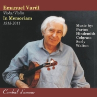 ウォルトン、ウィリアム（1902-1983）/Viola Concerto： Emanuel Vardi(Va) Stopak / American Broadcasting So +hindemit
