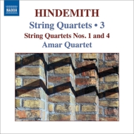 ヒンデミット（1895-1963）/String Quartet 1 4 ： Amar Q