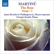 マルチヌー（1890-1959）/Songs Vol.3： Wallingerova(Ms) Koukl(P)