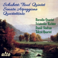 塼٥ȡ1797-1828/Piano Quintet Sviatoslav Richter(P) +arpeggione Sonata Shafran(Vc) String Quarte
