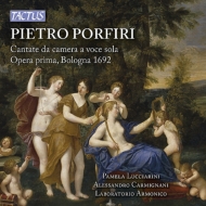 ポルフィリ、ピエトロ（c.1640-c.1714）/Cantate Da Camera A Voce Sola： Lucciarini(S) Carmignani(Ct) Laboratorio Ar