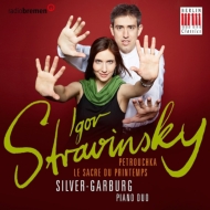 ȥ󥹥1882-1971/(Piano Duo)le Sacre Du Printemps Petrouchka Silver Garburg Piano Duo