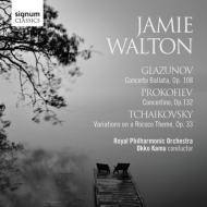 *チェロ・オムニバス*/Works For Cello ＆ Orch-tchaikovsky Glazunov Prokofiev： J. walton(Vc) Kamu / Rpo