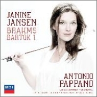 Brahms Violin Concerto, Bartok Violin Concerto No.1 : J.Jansen(Vn)Pappano / London Symphony Orchestra, St.Cecilia Academic Orchestra
