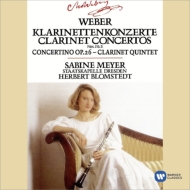 ウェーバー（1786-1826）/Clarinet Concerto 1 2 Concertino Quintet： S. meyer(Cl) Blomstedt / Skd Faerber /