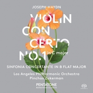 ハイドン（1732-1809）/Violin Concerto 1 Sinfonia Concertante： Zukerman(Vn) / Lapo (Hyb)