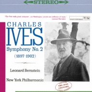 アイヴズ（1874-1954）/Sym 2 3 ： Bernstein / Nyp (+commentary)