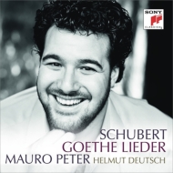 シューベルト（1797-1828）/Goethe Lieder： Mauro Peter(T) H. deutsch(P)