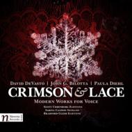 　オムニバス（声楽）/Crimson ＆ Lace-modern Works For Voice： S. cannon(S) Uddenberg Glem(Br) Elmhurst College Si