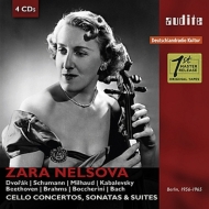Zara Nelsova : Berlin Recordings 1956-1965 -Concertos, Sonatas, Suites (4CD)