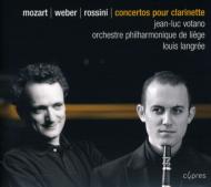 Clarinet Concerto: Votano(Cl)Langree / Liege Po +weber, Rossini