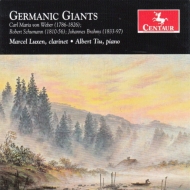 ブラームス（1833-1897）/Clarinet Sonata 1 2 ： Luxen(Cl) Albert Tiu(P) +schumann C. m.von Weber