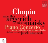 ショパン (1810-1849)/Piano Concerto 1 Cello Sonata Etc： Argerich(P) Kaspszyk / Sinfonia Varsovia Mais