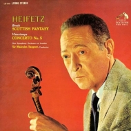 ブルッフ (1838-1920)/Scottish Fantasy： Heifetz(Vn) Sargent / New So +vieuxtemps： Violin Concerto 5