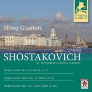 ショスタコーヴィチ（1906-1975）/String Quartet 3 5 7 ： St Petersburg Sq