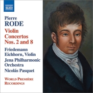ɡԥ1774-1830/Violin Concerto 2 8 Etc F. eichhorn(Vn) Pasquet / Jena Po