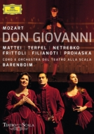 Don Giovanni : Carsen, Barenboim / Teatro alla Scala, Mattei, Terfel, Netrebko, etc (2011 Stereo)(2DVD)