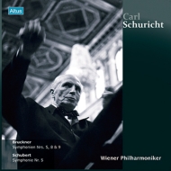 Bruckner Symphonies Nos.5, 8, 9, Schubert Symphony No.5 : Schuricht / Vienna Philharmonic (1955-65 Live)(6LP)