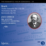 ブルッフ (1838-1920)/Violin Concerto 1 ： Liebeck(Vn) Brabbins / Bbc Scottish So +romance Serenade