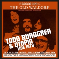 Todd Rundgren / Utopia/Live At The Old Waldorf San Francisco August 1978 (Rmt)(Dled)