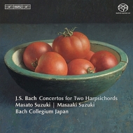 Concerto For 2 Harpsichord, 1, 2, 3, Etc: ؉떾 Suzuki ؗDl(Cemb)/ Bach Collegium Japan